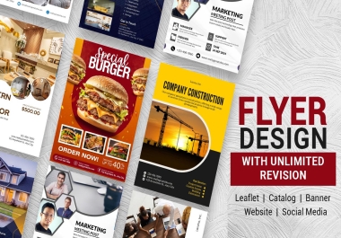 I Will Make Professional flyers,  brochures,  leaflets. Professional. Attractive. Trustworthy