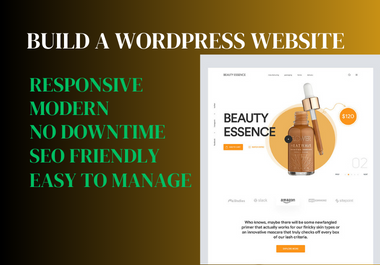 I will do WordPress website design and website development