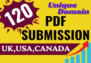 I Will Submit 120 PDF Submission top quality Document sharing site