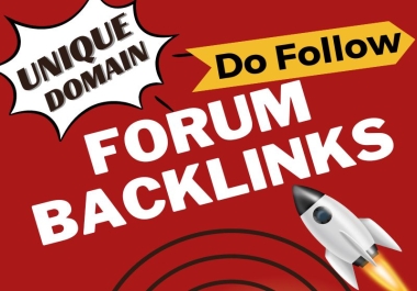 I Will Provide manually 50 Forum Backlinks with high quality domain Website