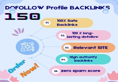 Build Website's Ranking with 250 High-Quality profile Backlinks