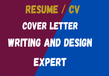 professional resume and coverletter writing and design