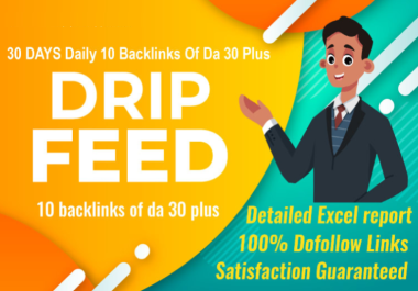 Drip Feed backlinks for your website
