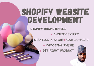 I will create viral droshipping shopify website ecommerce development design