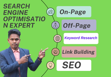 I Will Do On-Page SEO,  Off-Page SEO,  Link Building,  and Keyword Research