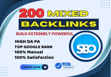 I will help your rank in a high authority mixture of SEO backlinks