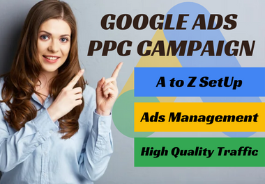 I will setup google ads PPC campaign, search ads,  display ads, shopping ads