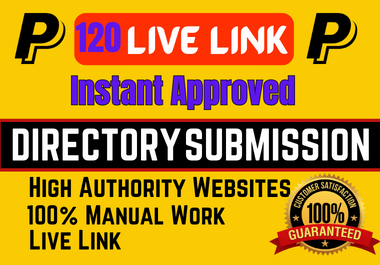 120 Directory Submission Instant Approved Backlinks for Google Ranking