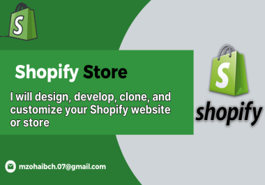 I will create your shopify dropshipping store