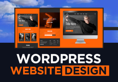 I will create attractive professional business WordPress website or customize