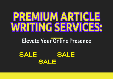 Unlock Your Potential with Customized Article Solutions