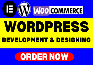 I will Create and Design responsive SEO friendly wordpress website with Elementor pro