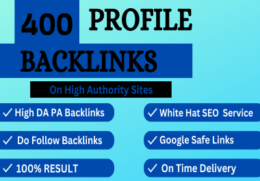 Boost Your Website with Powerful High-Quality Profile Backlinks