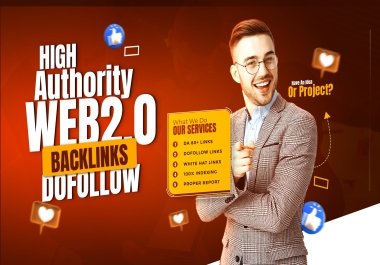 Boost your Google Ranking with 50 high authority and low spam web 2.0 backlinks