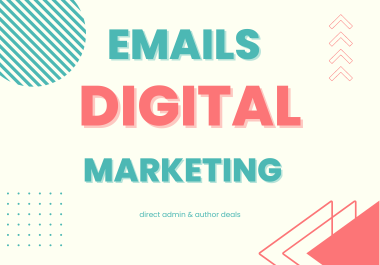 Email digital marketing direct admins and author deals