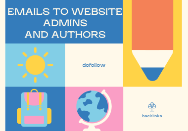 Emails to website admins and authors