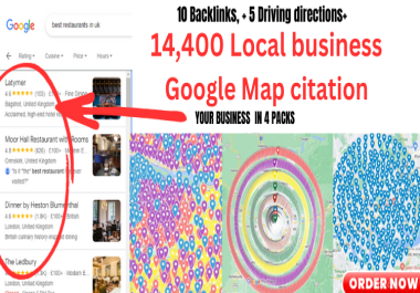 14,460 Manually Create Google Maps Citations,  for gmb ranking and local SEO