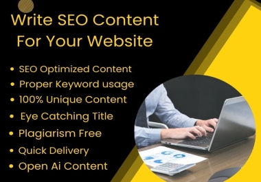 2000+ Words Professional SEO Friendly Web Content Writing,  Website Post & Article Writing any Topics