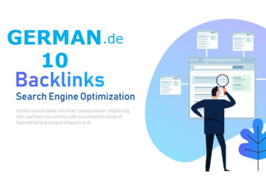 I will make 5 permanent Dofollow backlinks from German. de websites