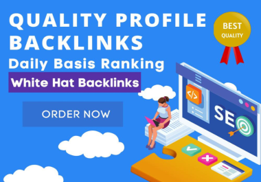 You Will get profile backlink Off-Page SEO High Traffic Backlinks Authority Link Building