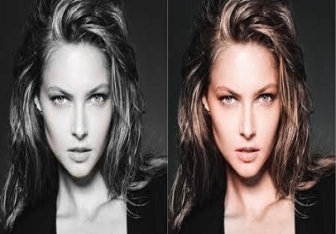 colorize black and white,  repair damaged images and restore photos