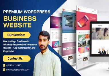 You will get modern business WordPress websites or blog development sites