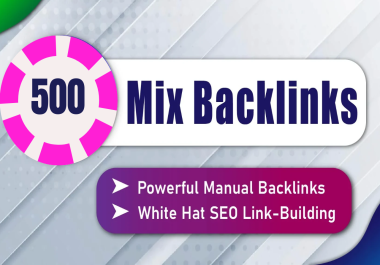 I will rank your site in google with 500 high quality dofollow white hat SEO backlinks