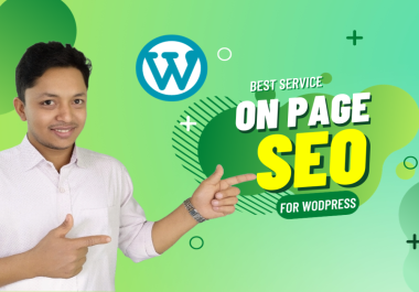 I will do complete advance on page SEO for your WordPress website