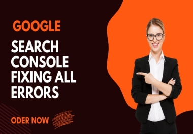 I will fix page indexing issue,  google search console errors