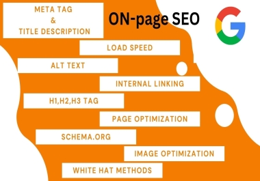 I will provide on-page seo service