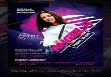 I will design professional flyer or poster or magazine ads for you