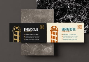 I Will Design Professional BUSINESS CARD ready for print with QR Code in 3H