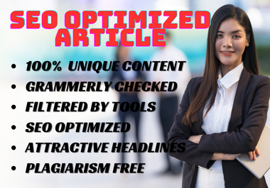 I can write a 1000 word original article free of plagiarism