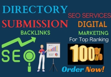 I will Create 50 good and high quality Directory Submission Backlinks