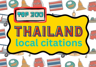 Top 300 thailand local citations and directory submission.