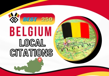 Top 250 Belgium local citations and directory submission.