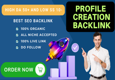 I Will Manually Build 220 High Quality Do-follow And Organic Profile Creation Backlinks
