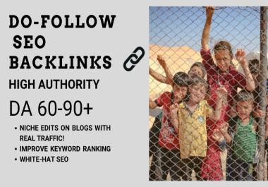 i will high da seo backlinks high quality and authority link building with guest post