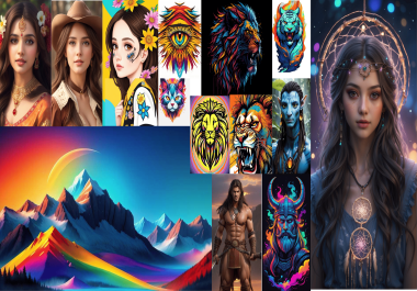 I will create realistic portraits,  illustrations,  characters and all high quality digital arts