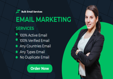 I will collect niche targeted active and valid bulk email list for email marketing
