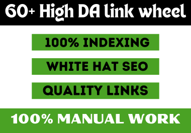 Improve your website's SEO with 60+ Premium Link Wheel Backlinks