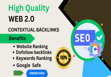 80 Plus Premium Web 2.0 Backlinks With Relevant Image and SEO Friendly Content