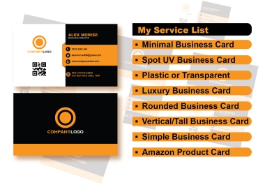 I will create professional business card designs.