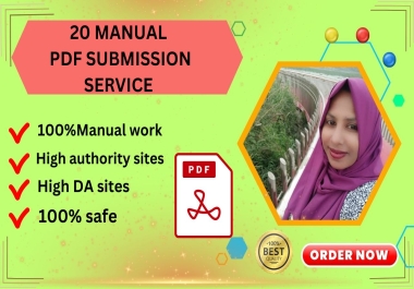 I will provide expert PDF submission services for improved SEO results