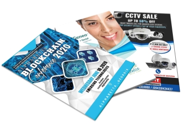 I will design a flyer,  leaflet,  brochure and banner within 12 hours