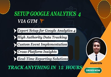 I will setup and fix Effective google analytics 4 ecommerce conversion tracking via GTM