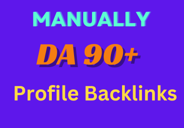 I will manually create premium 50 DA 90+ SEO backlinks