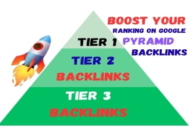 I will Create 3000 Pyramid SEO Tier 1 Tier 2 Tier 3 Backlinks
