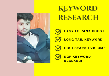 I will do 100 SEO keyword research for website ranking