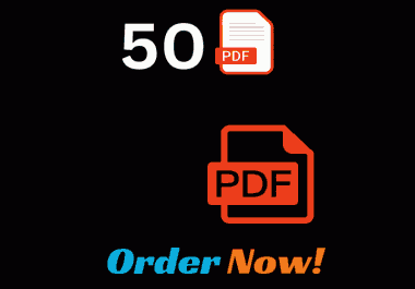 50 Manually PDF Submission On High DA PA Sites